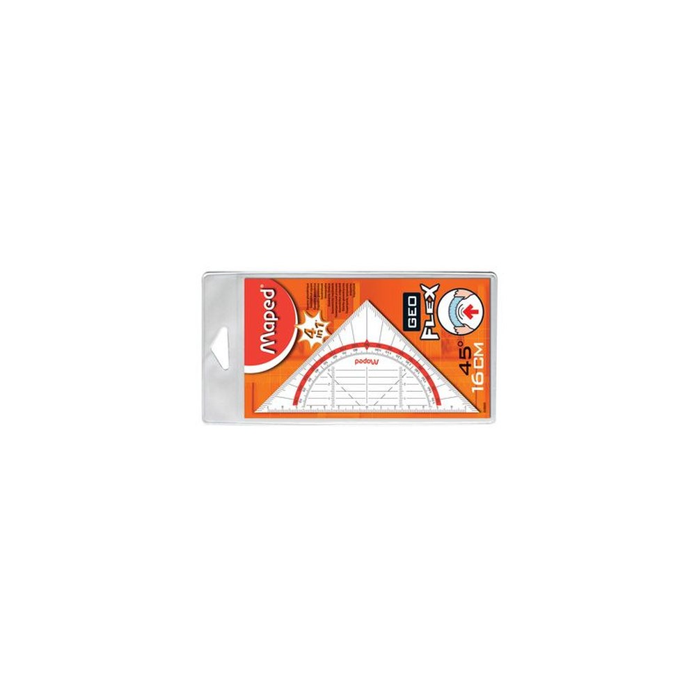 Maped Equerre géométrique Geo-Flex, hypoténuse: 160 mm