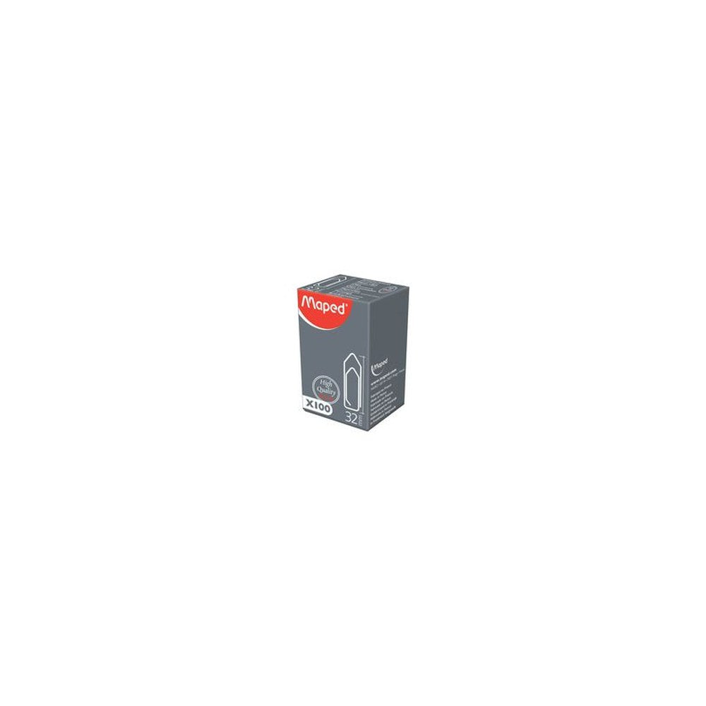 Maped Attache-lettres, galvanisées, 32 mm, grand paquet