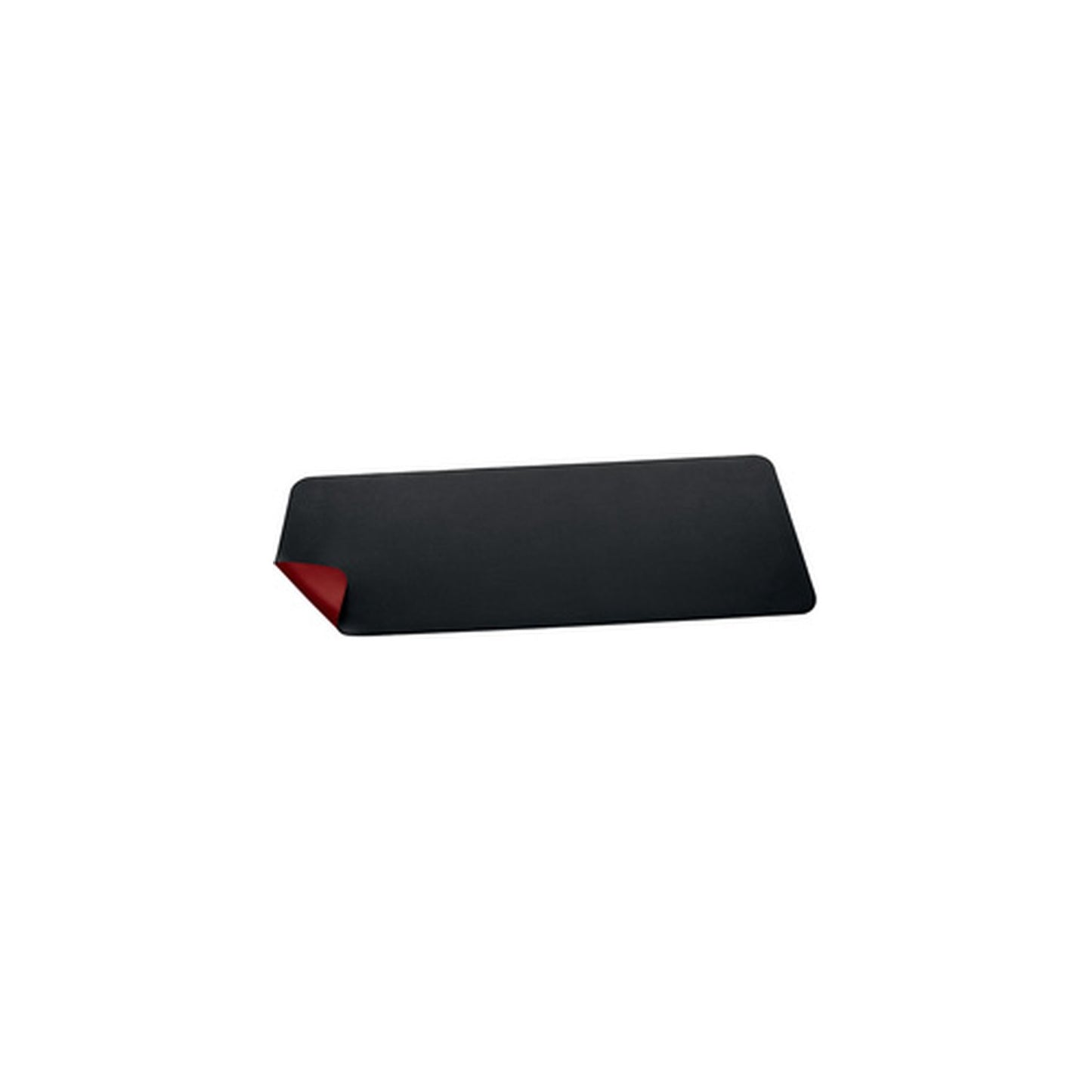 sigel Sous-main, similicuir, enroulable, noir/rouge