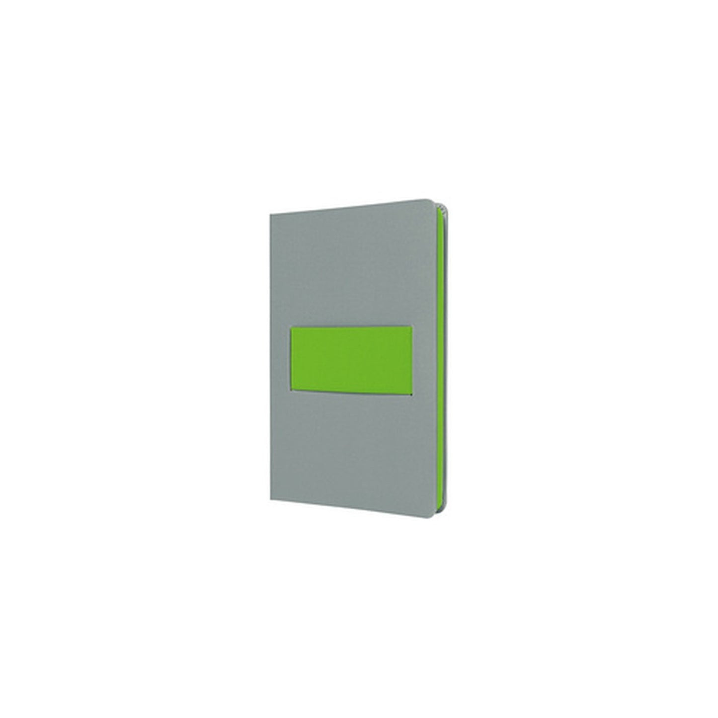 sigel Carnet Linescape, A5, ligné, gris / vert fluo