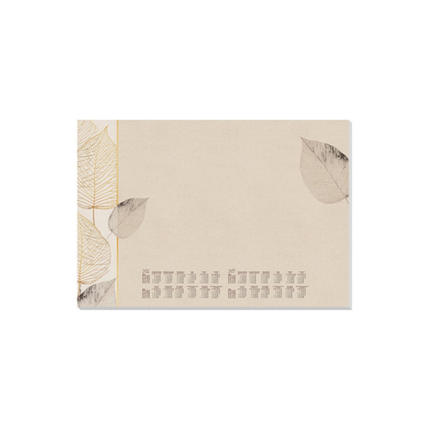 sigel Sous-main bloc papier "Natural Leaves", 595 x 410 mm