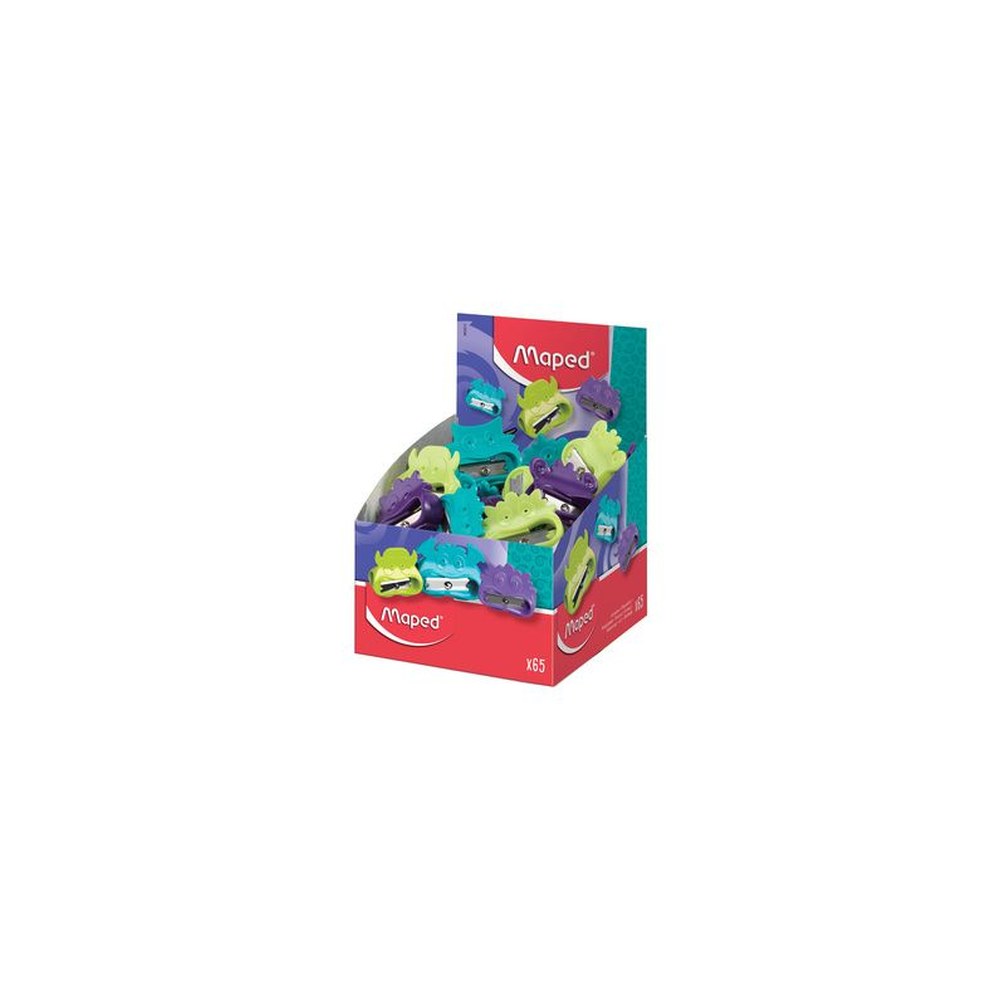 Maped Taille-crayon Vivo Monsters, en plastique, par 65 x65