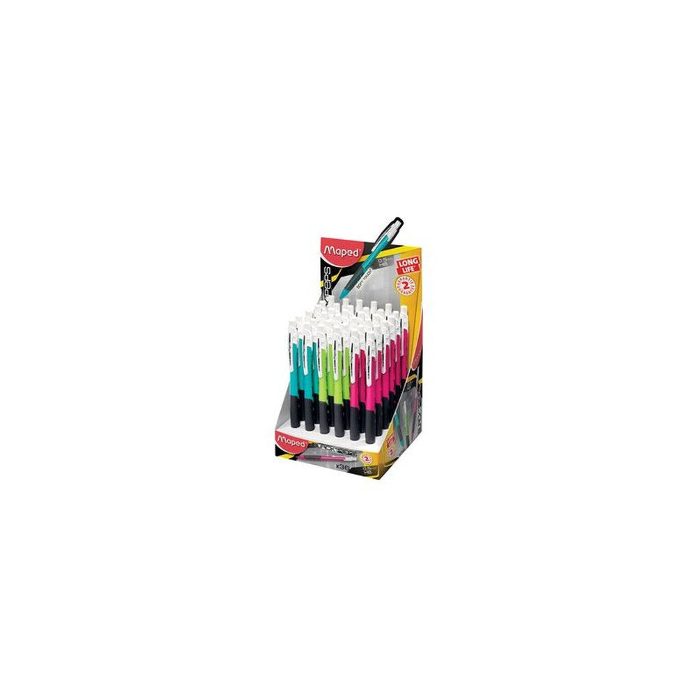 Maped Porte-mines LONG LIFE, 0,7 mm, présentoir de 36 x36