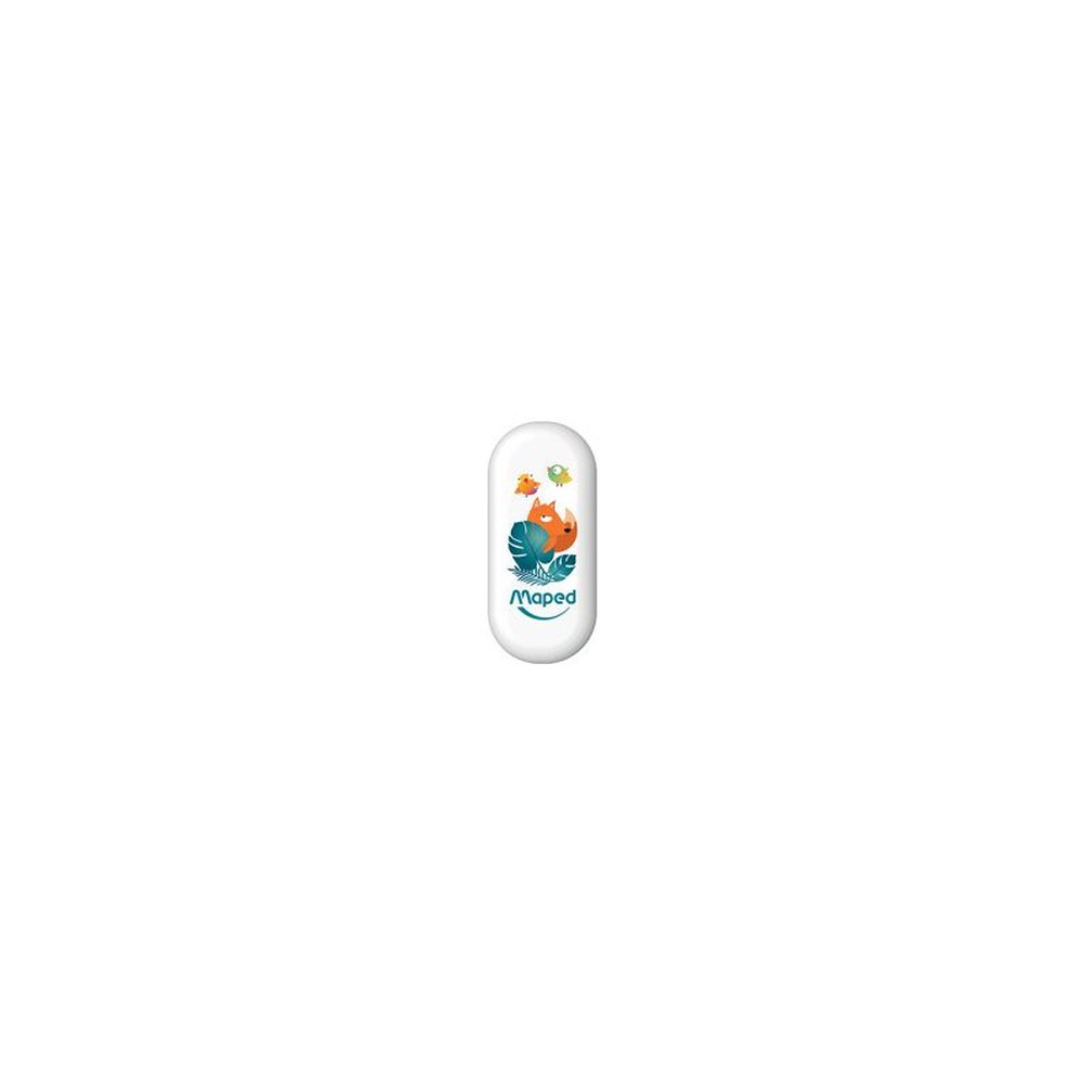 Maped Gomme plastique JUNGLE fever, blister, blanc