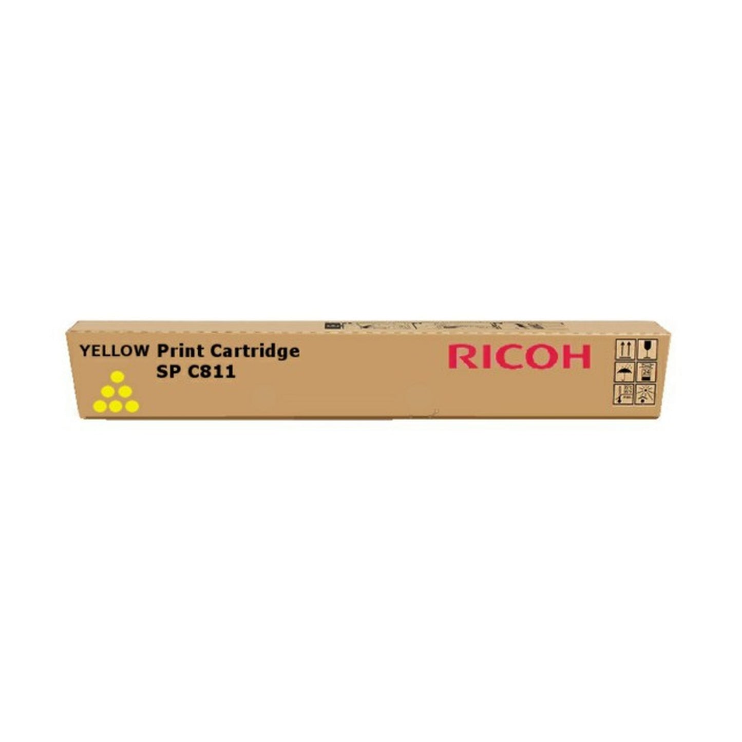 Toner d'origine Ricoh 821218 / SPC 811 - jaune