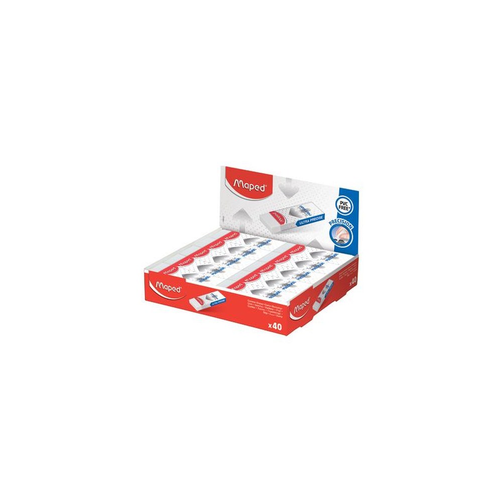 Maped Gomme en plastique Technic PRECISION, présentoir de 40 x40