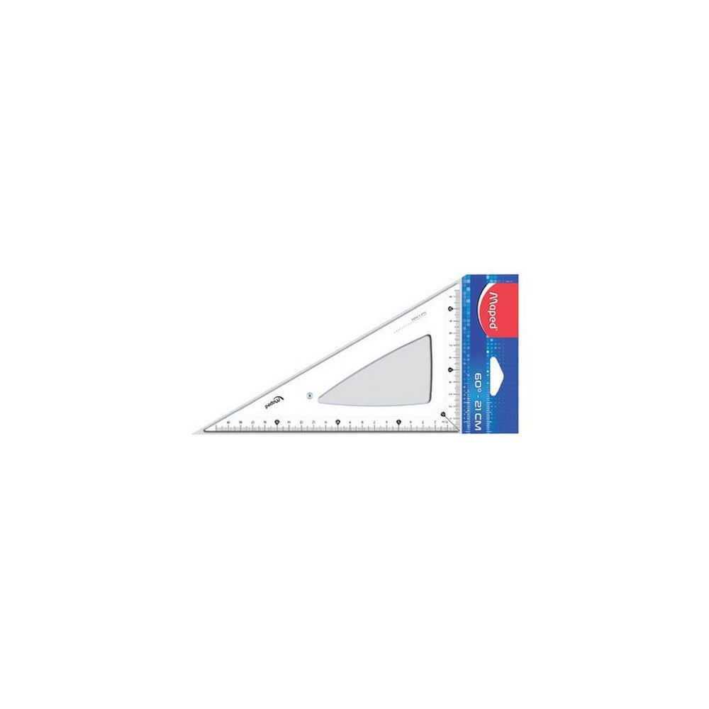 Maped Equerre Cristal 60 degrés, gand côté: 210 mm