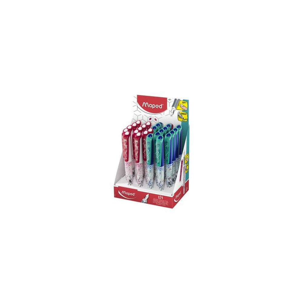 Maped Stylo plume Classic, assorti, présentoir de 24 x24
