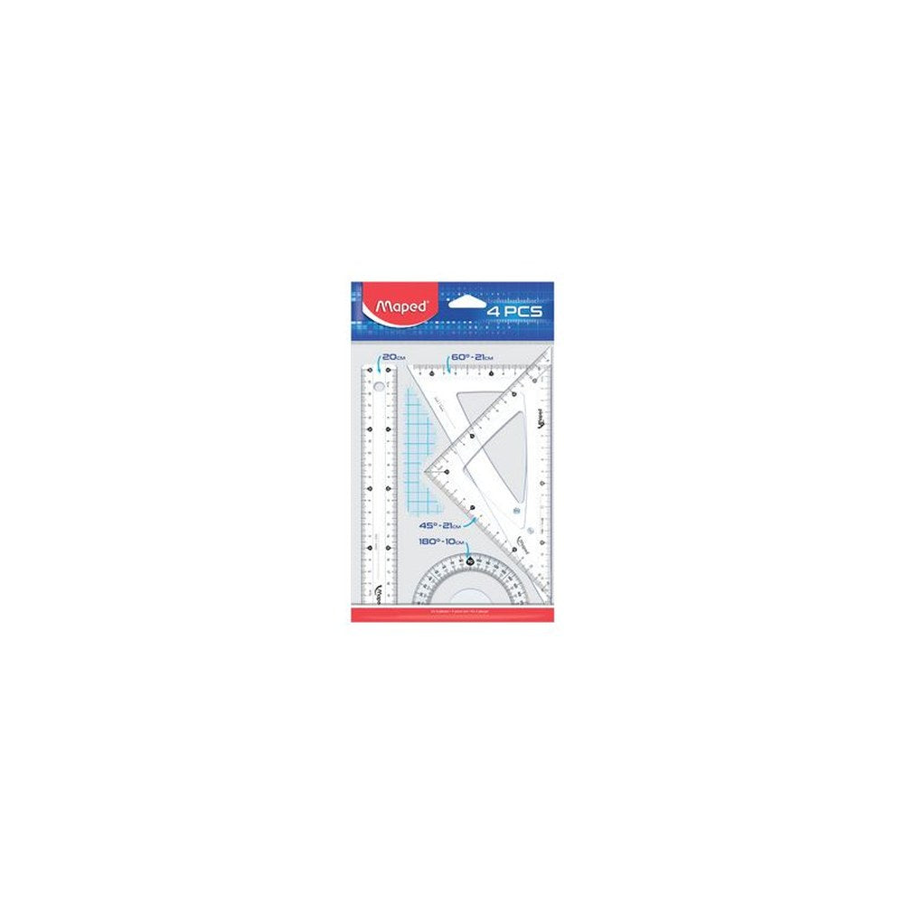 Maped Kit de géométrie Medium Start 242, 4 pièces