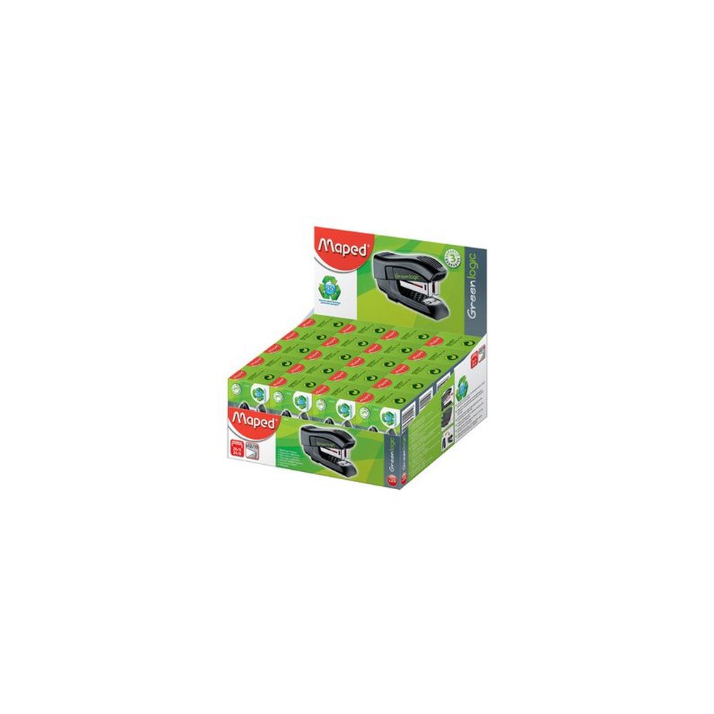Maped Agrafeuse Mini Standard Greenlogic, présentoir de 20, x20