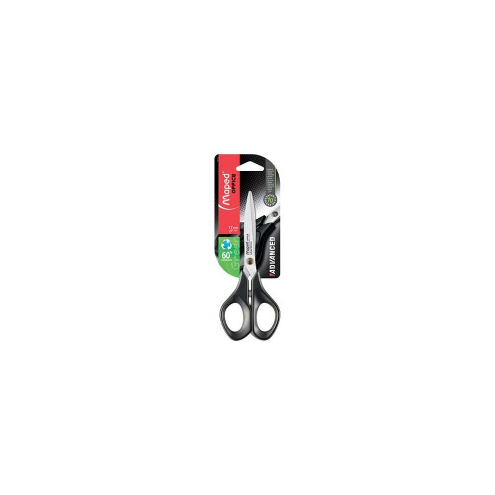 Maped Ciseaux Advanced Green, longueur: 170 mm, symétrique