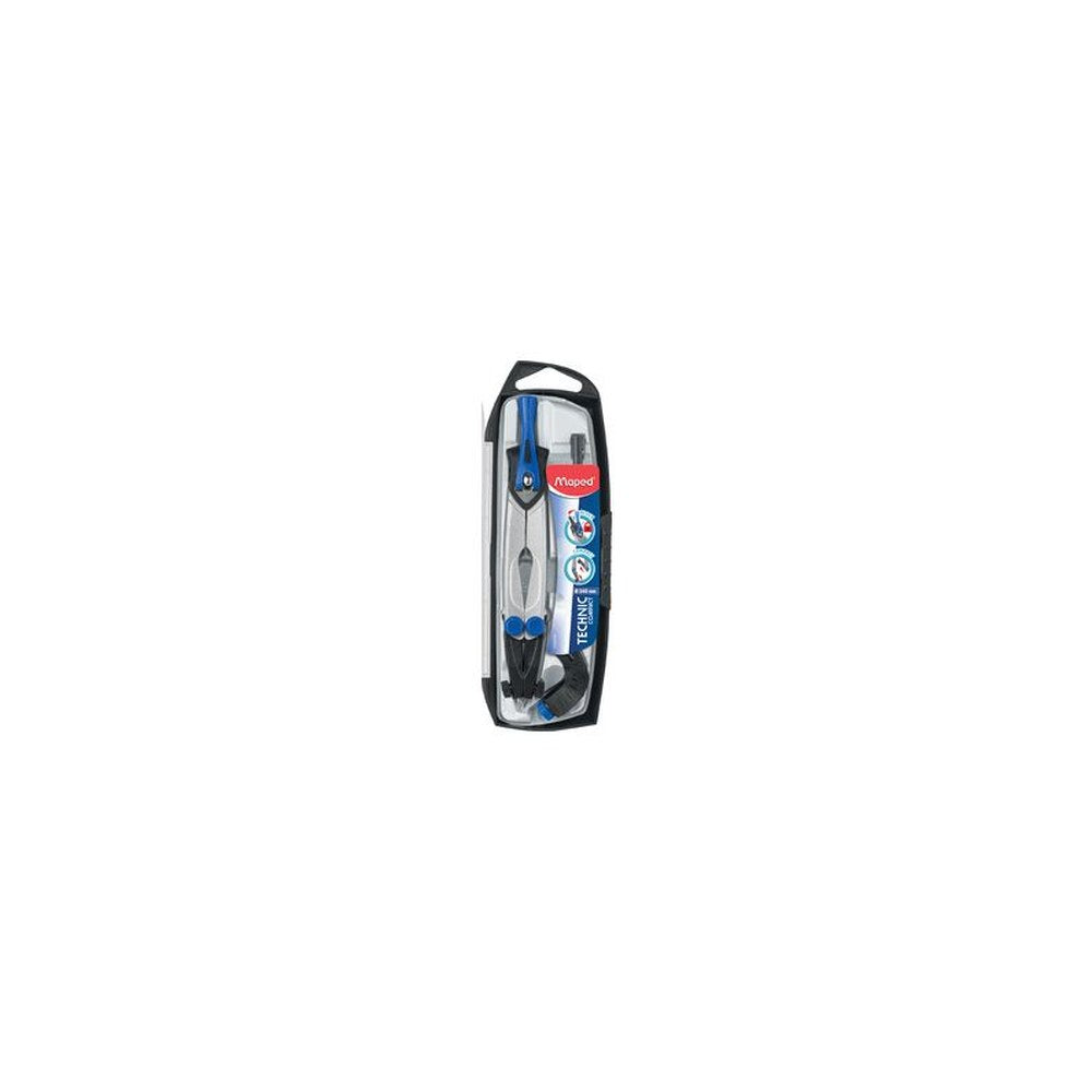 Maped Compas Technic Concept, 4 pièces, bleu