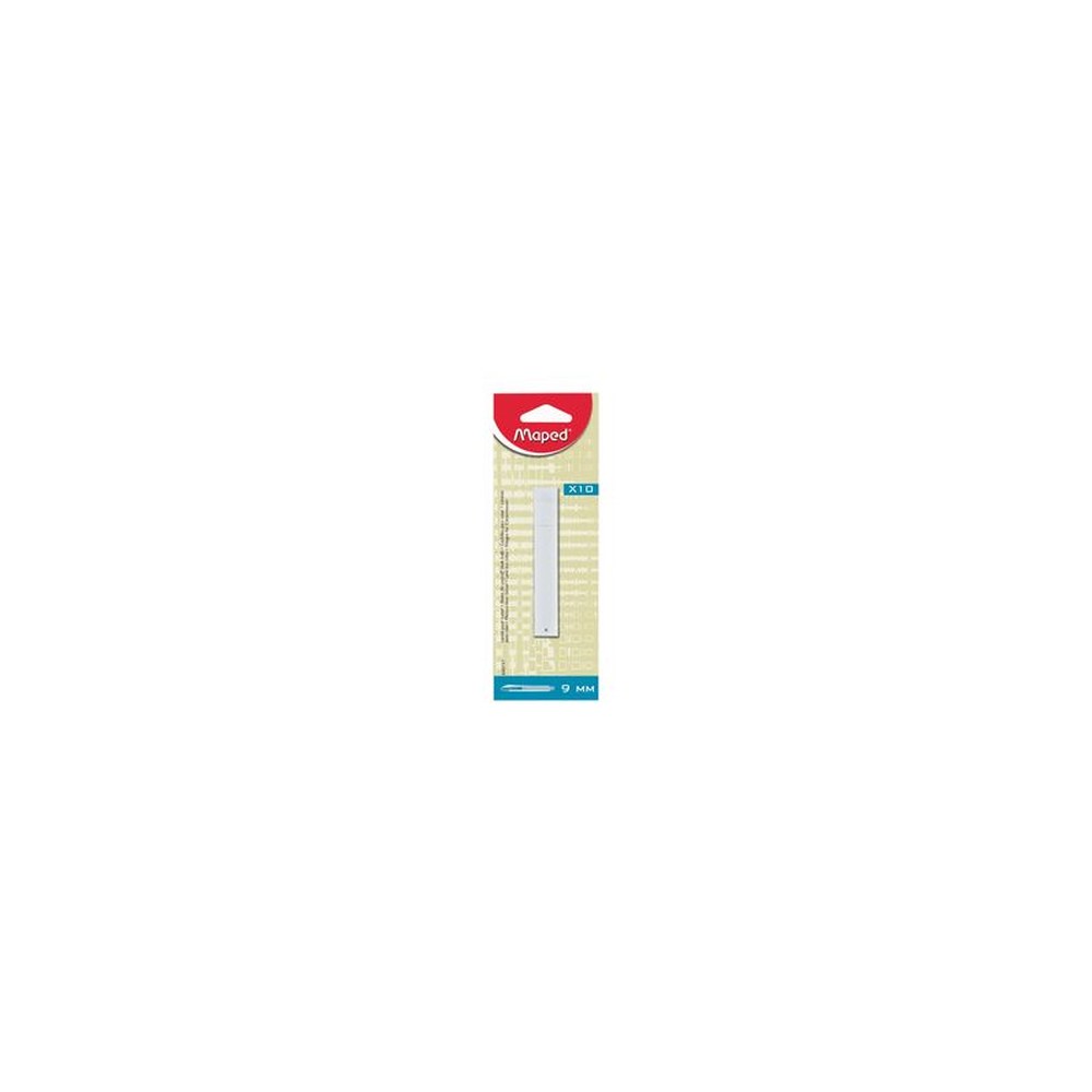Maped Lames de rechange pour cutter, lame: 9 mm