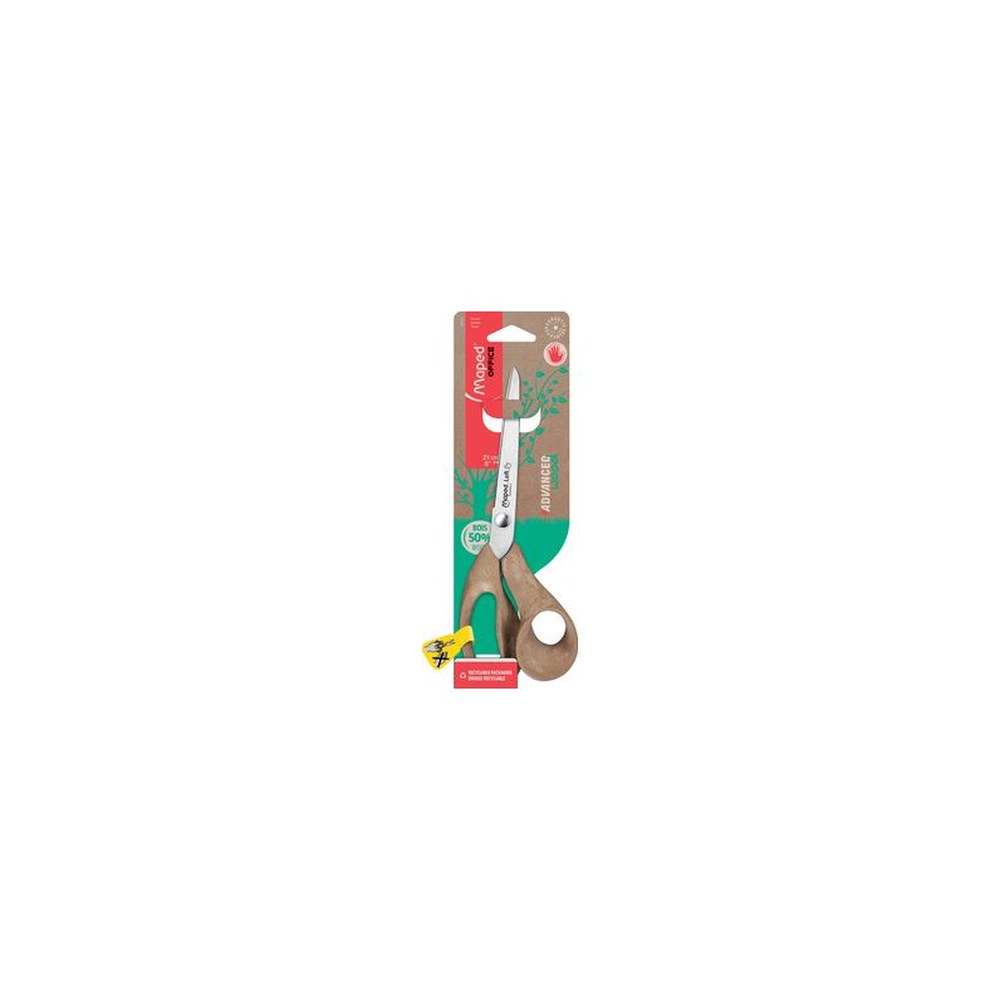 Maped Ciseaux ADVANCED WOOD, longueur: 210 mm, asymétriques