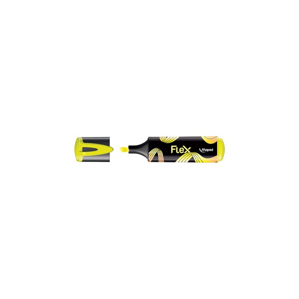 Maped Surligneur FLEX, pointe flexible, jaune