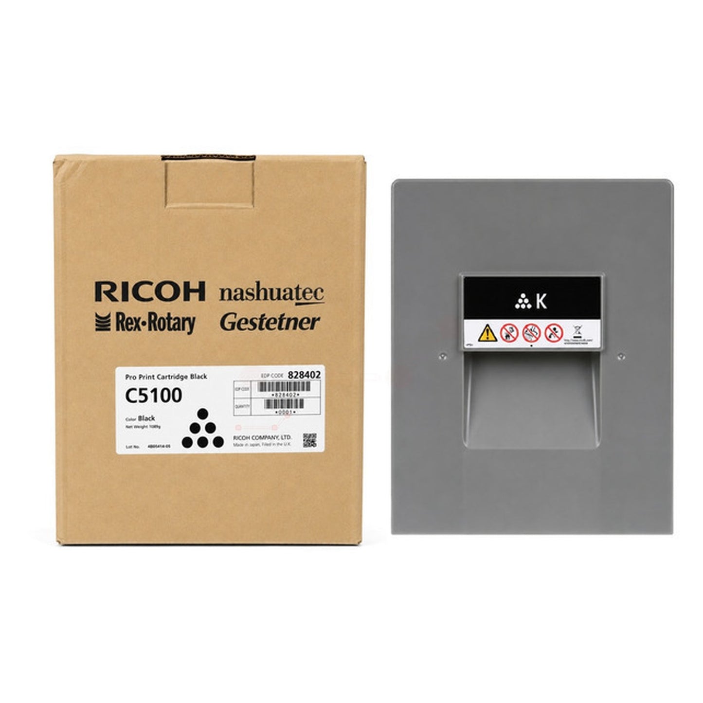 Toner d'origine Ricoh 828221 / TYPE C 5100 - noir
