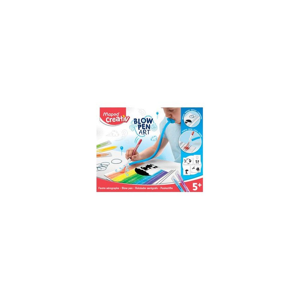 Maped Kit feutre aérographe BLOW PEN "Fil'Art", 22 pièces