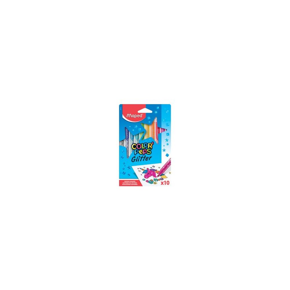 Maped Feutre pailleté COLOR'PEPS, étui carton de 10
