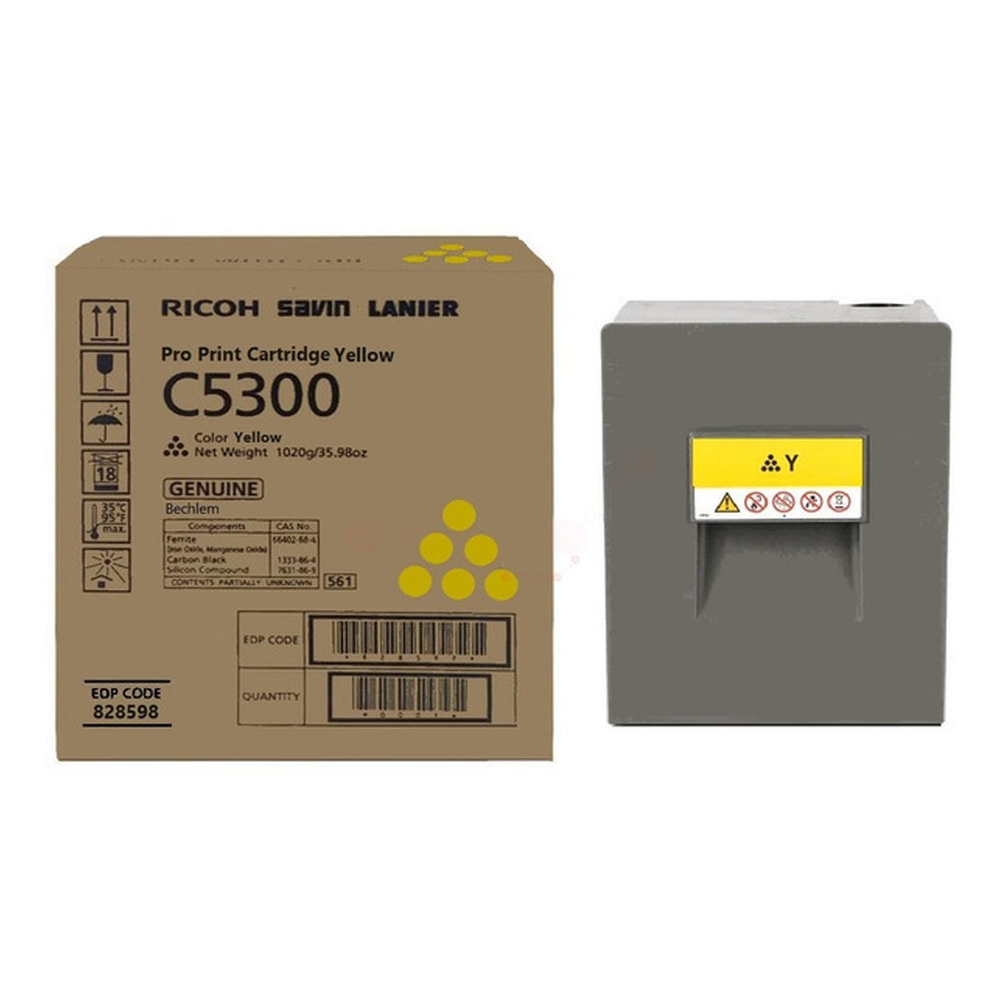 Toner d'origine Ricoh 828598 - jaune