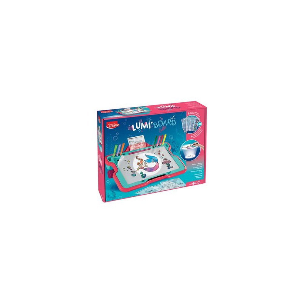 Maped Creativ Machine à dessiner lumineuse LUMI BOARD SIRENE