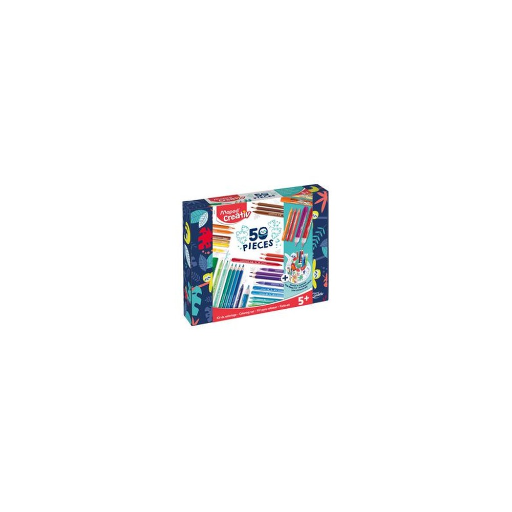 Maped Creativ Kit de coloriage COLOURING KIT, 50 pièces