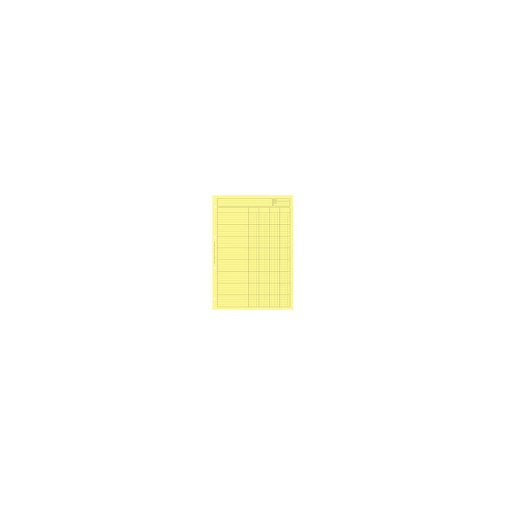 ELVE Bloc audit "Contrôle interne", 4 colonnes, jaune clair