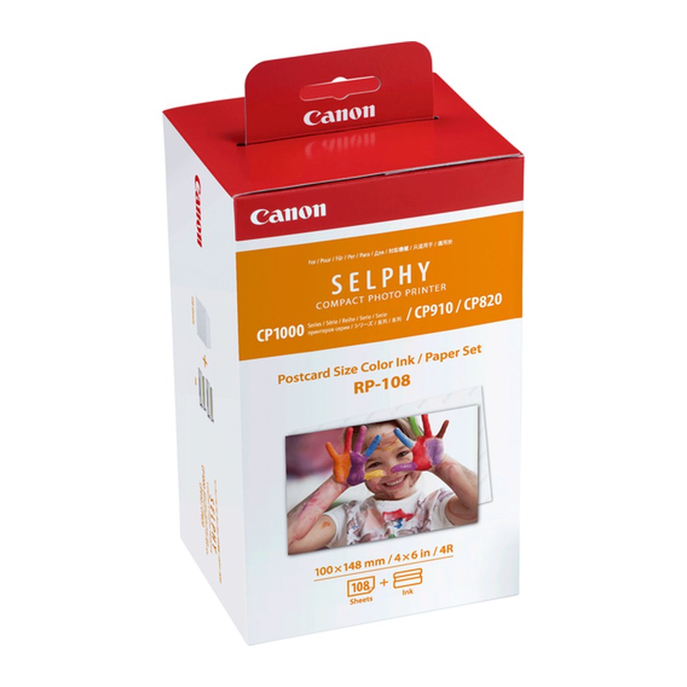 Cartouche photo d'origine Canon 8568B001 / RP-108 - multicouleur
