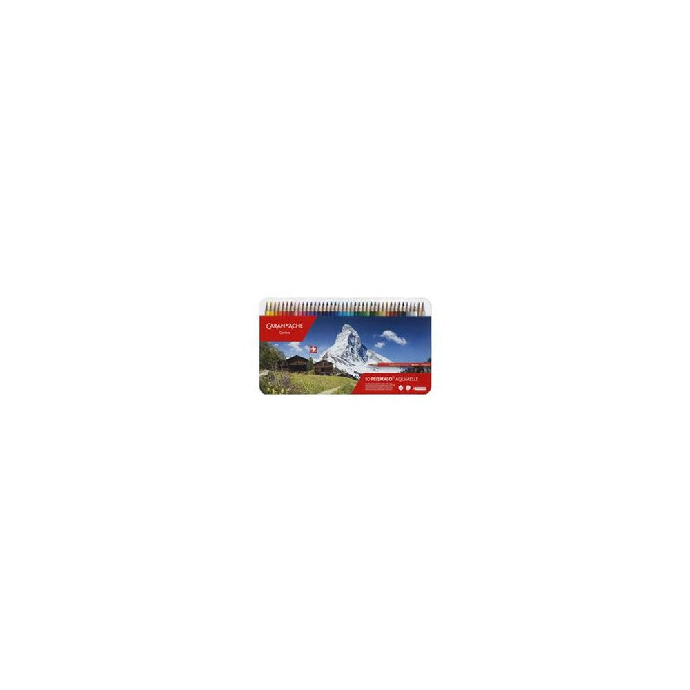 CARAN D'ACHE Crayon de couleur PRISMALO Aquarelle, 80 pièces