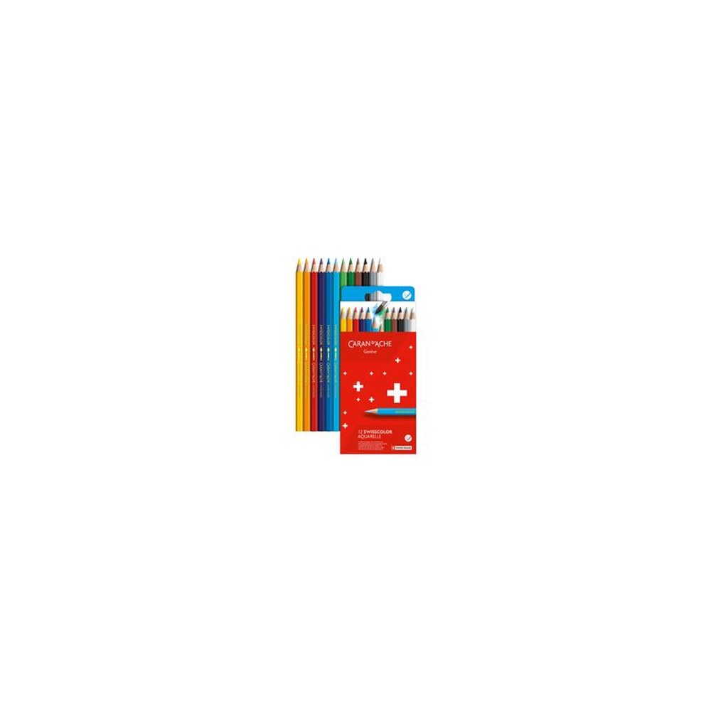 CARAN D'ACHE Crayons de couleur SWISSCOLOR Aquarelle
