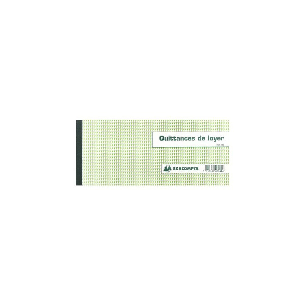 EXACOMPTA Carnet à souche "Quittances de loyer"