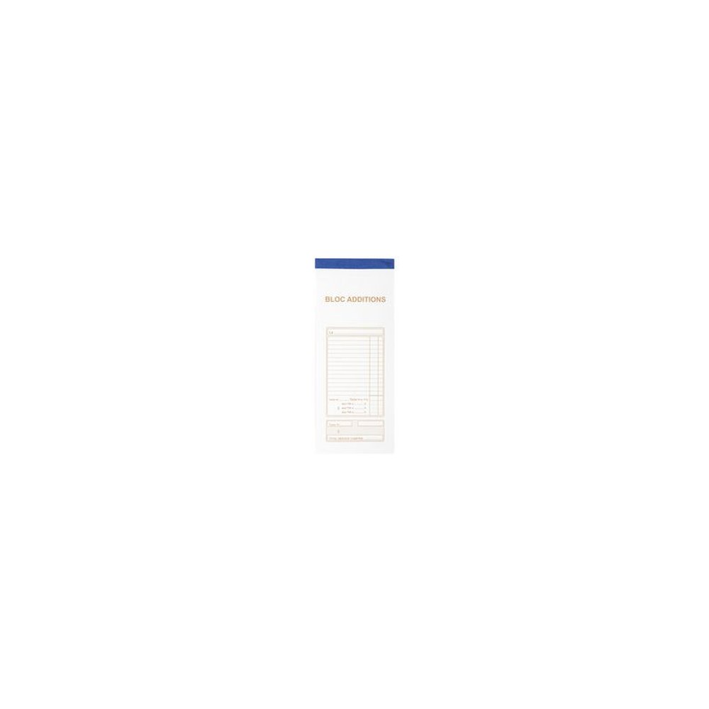 EXACOMPTA Bloc Additions, pages numérotées