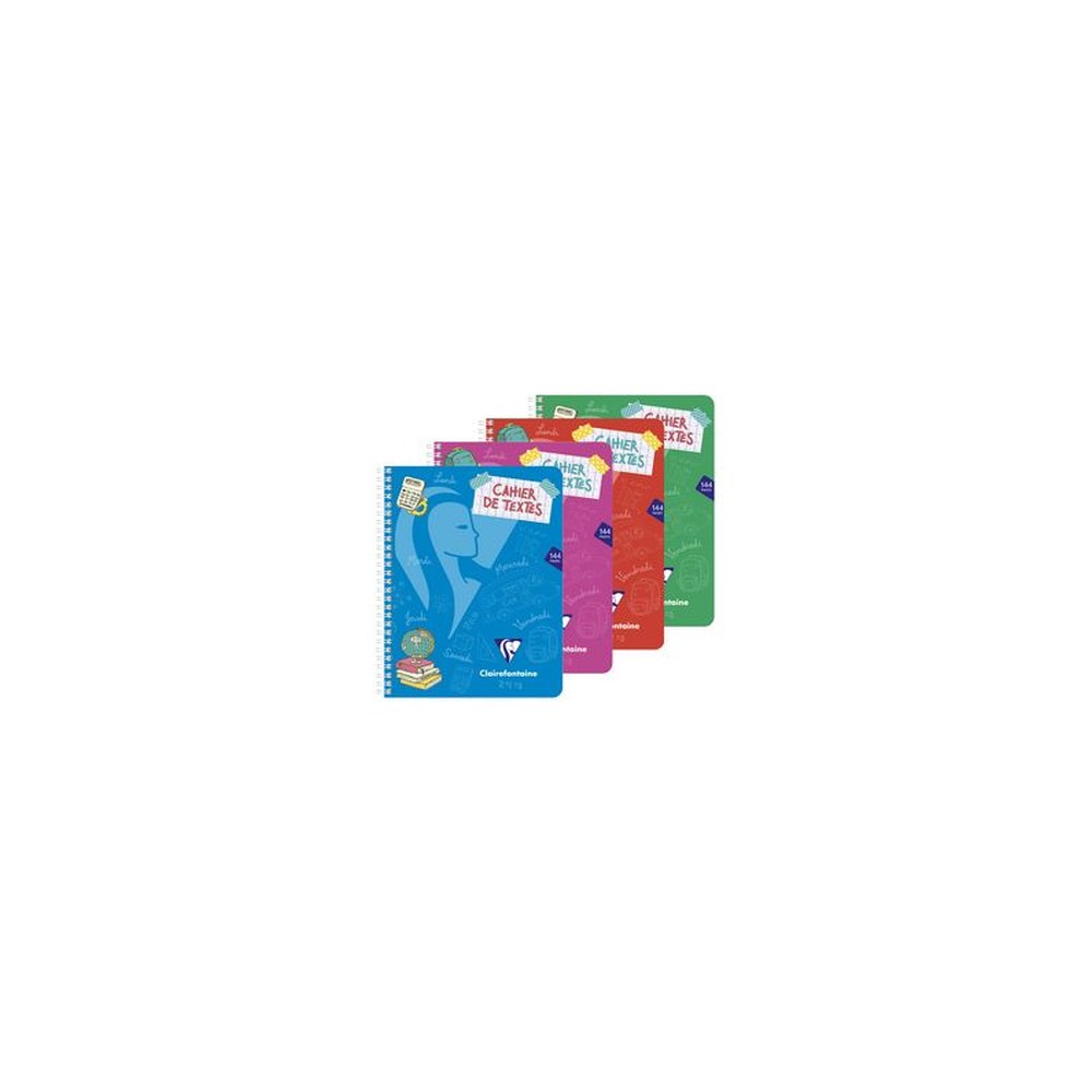 Clairefontaine Cahier de textes Mimesys, 170 x 220 mm, séyès