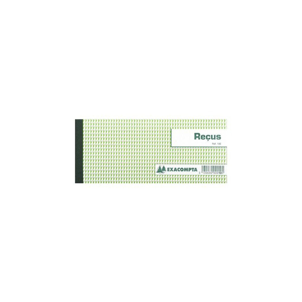 EXACOMPTA Carnet à souche "Reçus", 90 x 130 mm horizontal