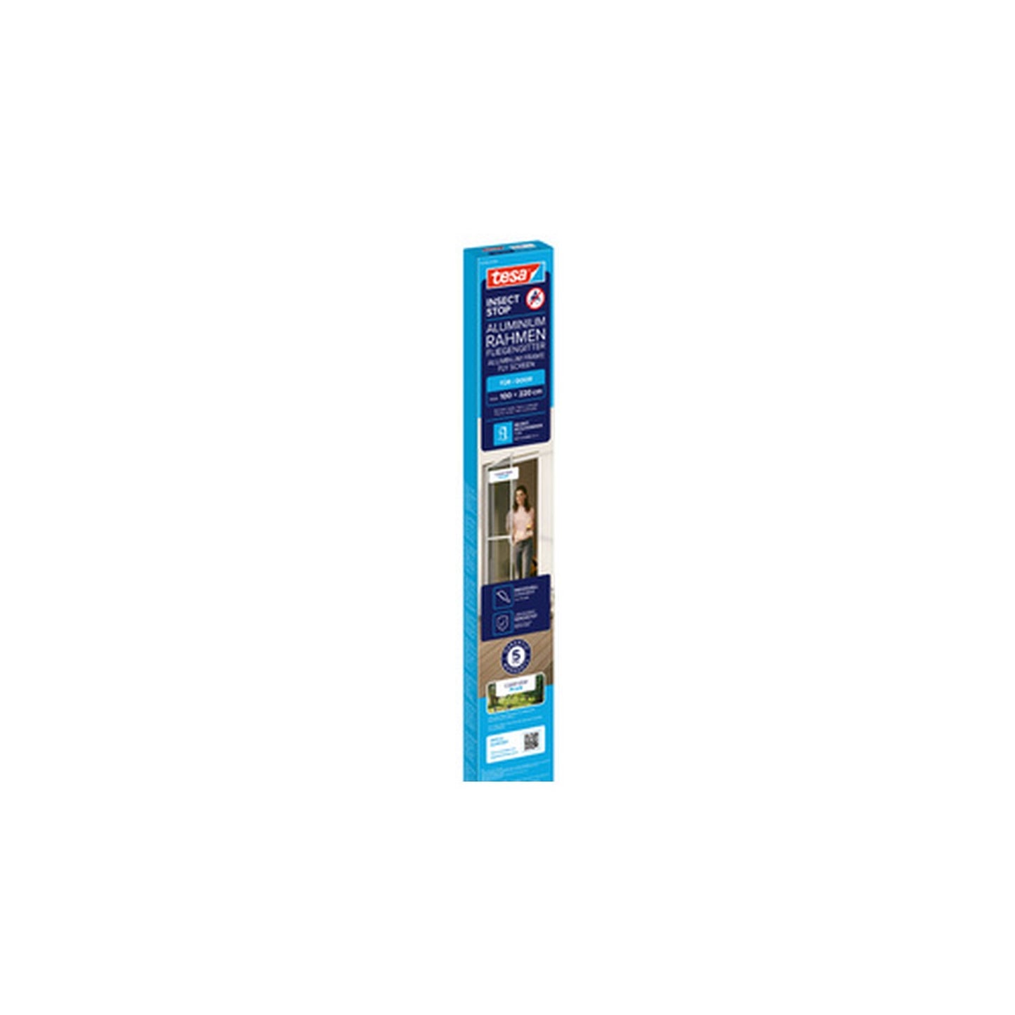 tesa Moustiquaire INSECT STOP pour portes, 1,00 m x 2,20 m