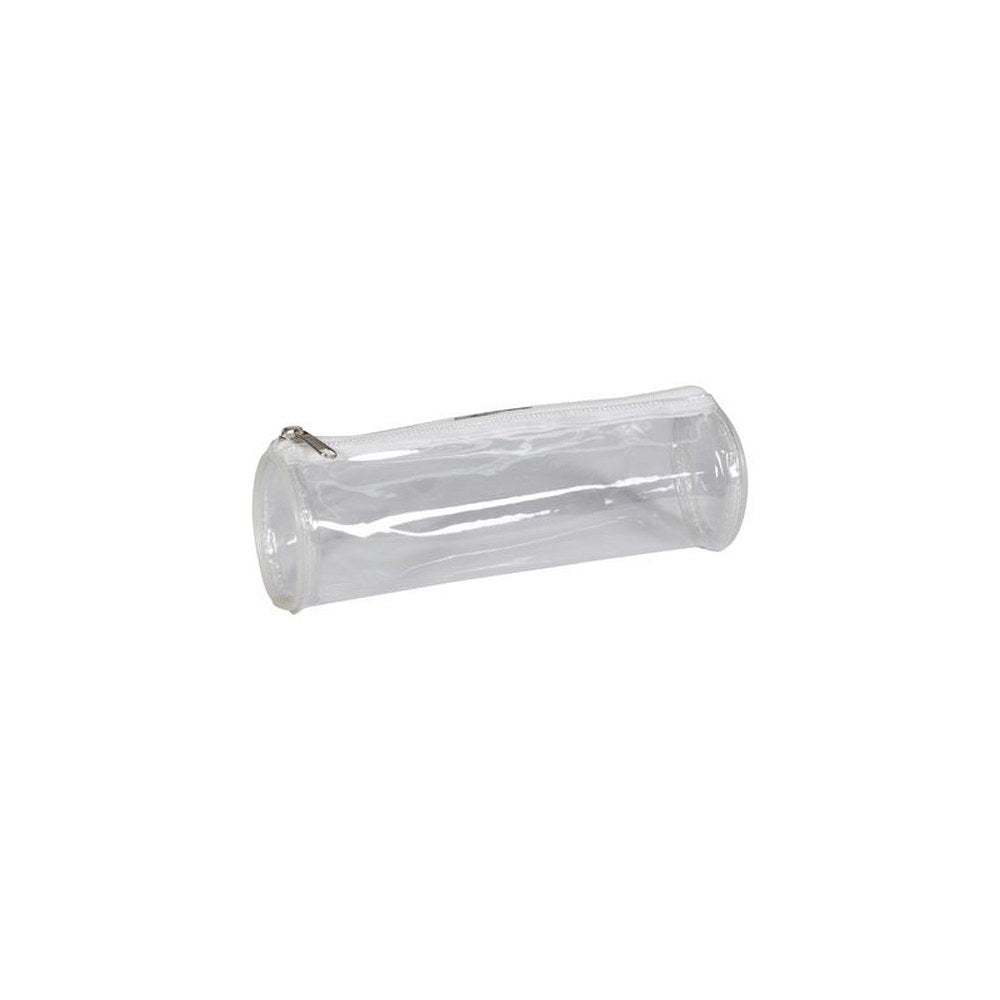 Clairefontaine Trousse ronde, plastique, transparent