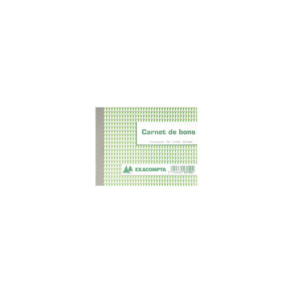 EXACOMPTA Manifold "Bon pour", 105 x 135 mm, dupli
