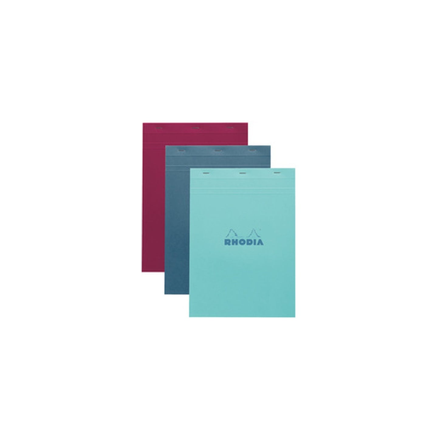 RHODIA Bloc agrafé No. 18, format A4, quadrillé 5x5, assorti x5