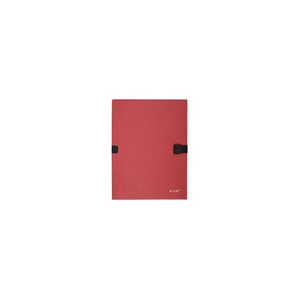 EXACOMPTA Chemise à dos extensible N'CLIP, A4, rouge