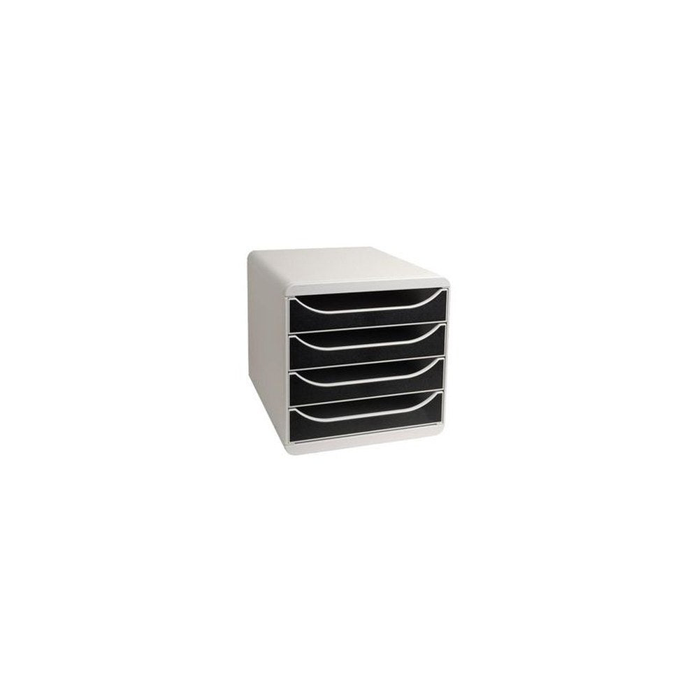 EXACOMPTA Module de classement BIG-BOX, 4 tiroirs, gris