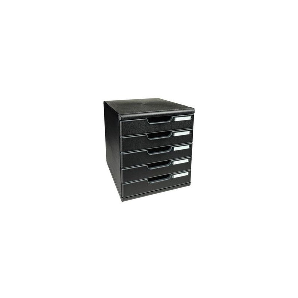 EXACOMPTA Module de classement MODULO, 5 tiroirs, noir