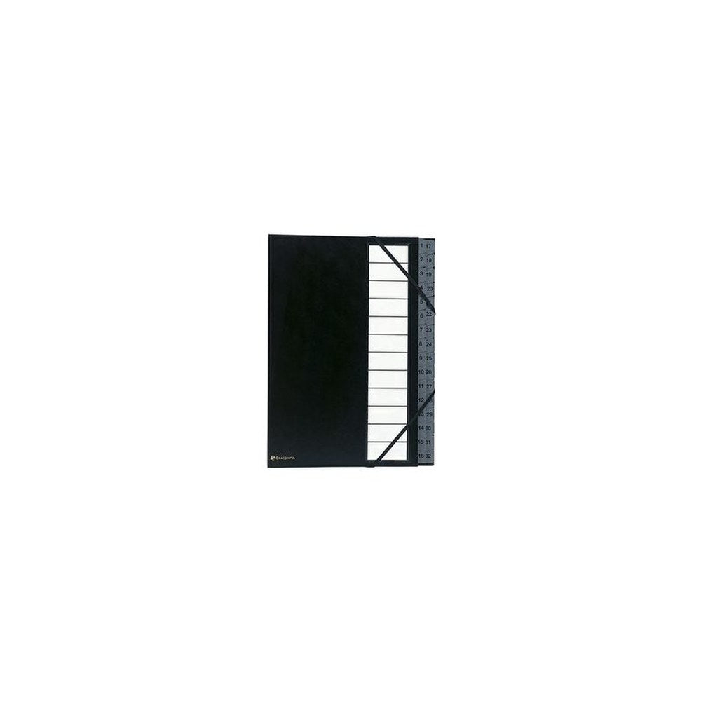 EXACOMPTA Trieur Ordonator, 1-32, A4, 32 compartiments, noir