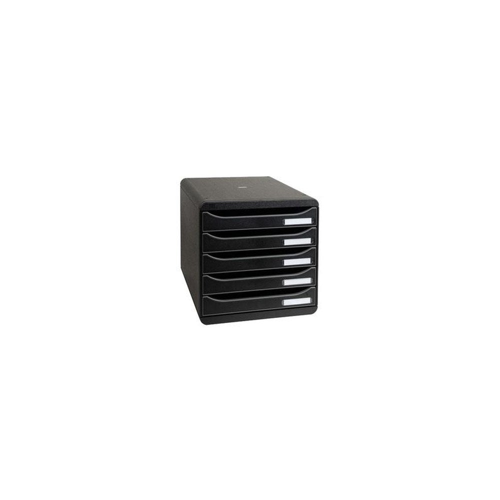 EXACOMPTA Module de classement BIG-BOX PLUS, 5 tiroirs, noir