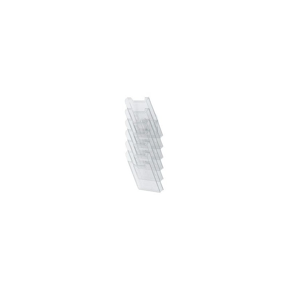 EXACOMPTA Trieur mural, A4 vertical, 6 cases, transparent