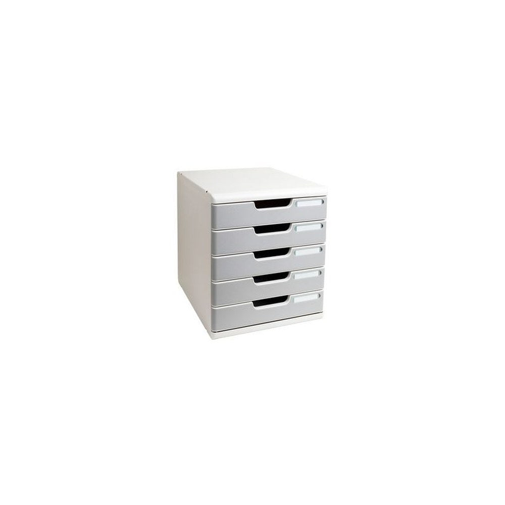 EXACOMPTA Module de classement MODULO A4, 10 tiroirs, gris