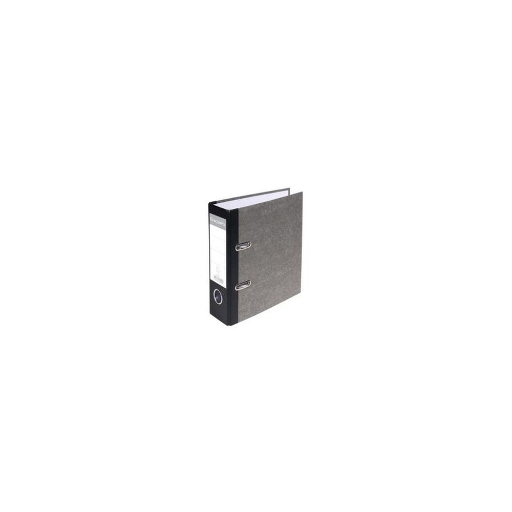 EXACOMPTA Classeur à levier papier marbé, A5, 70 mm, noir