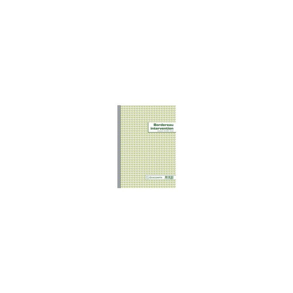 EXACOMPTA Manifold "Bordereau intervention", dupli