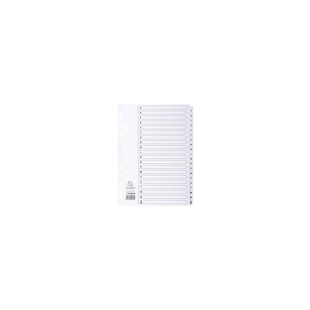 EXACOMPTA Intercalaires en carton A-Z, A4, 20 touches