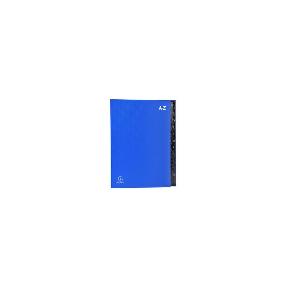 EXACOMPTA Pultordner, DIN A4, A-Z, 24 Fächer, blau