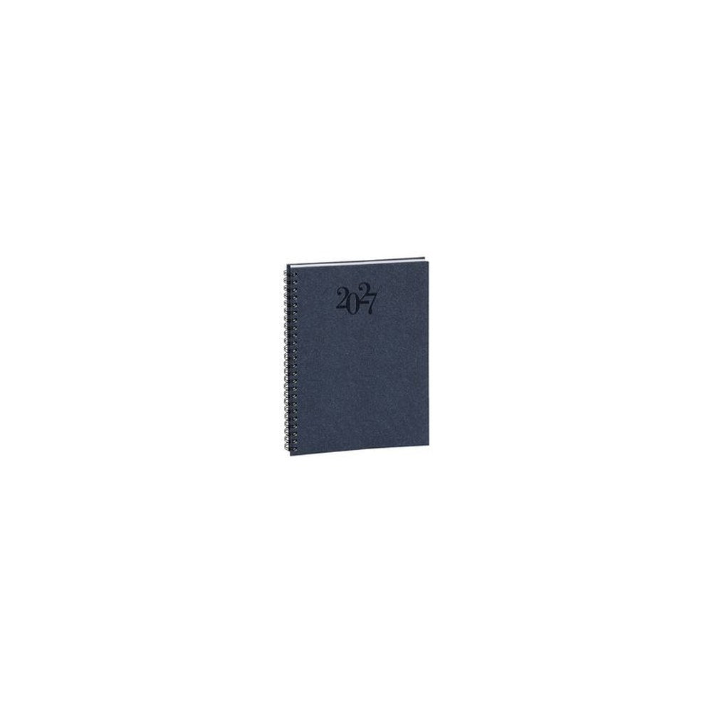 EXACOMPTA Agenda de bureau HORIZONS 20S, 2027, bleu marine