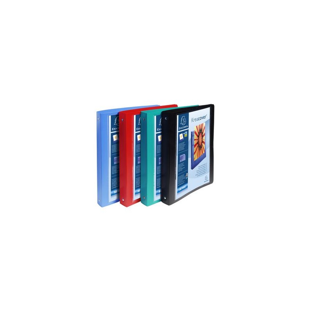 EXACOMPTA Classeur personnalisable Kreacover, PP, A4,assorti x5
